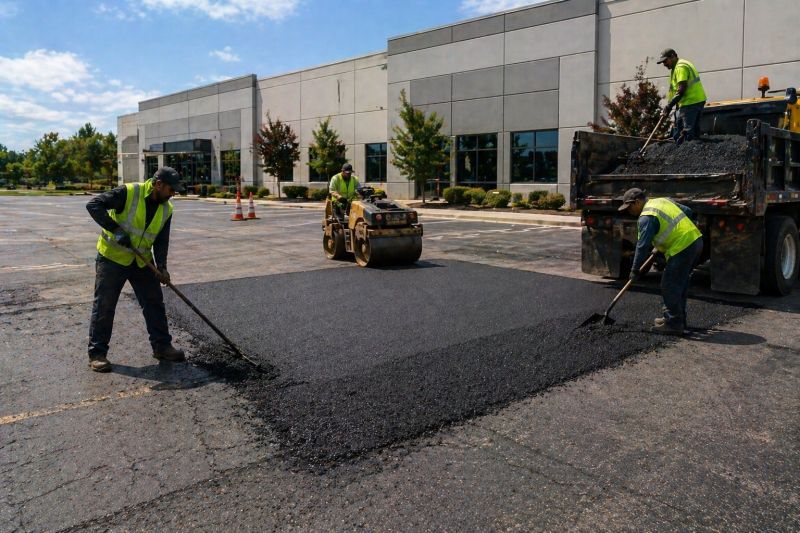 Commercial Asphalt Repair project example
